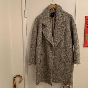 Marled grey coat
